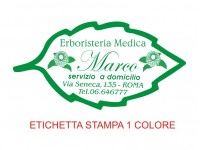 Etichette adesive per erboristerie, cosmetica, cosmesi (mm 59X30)  (cod.6M )